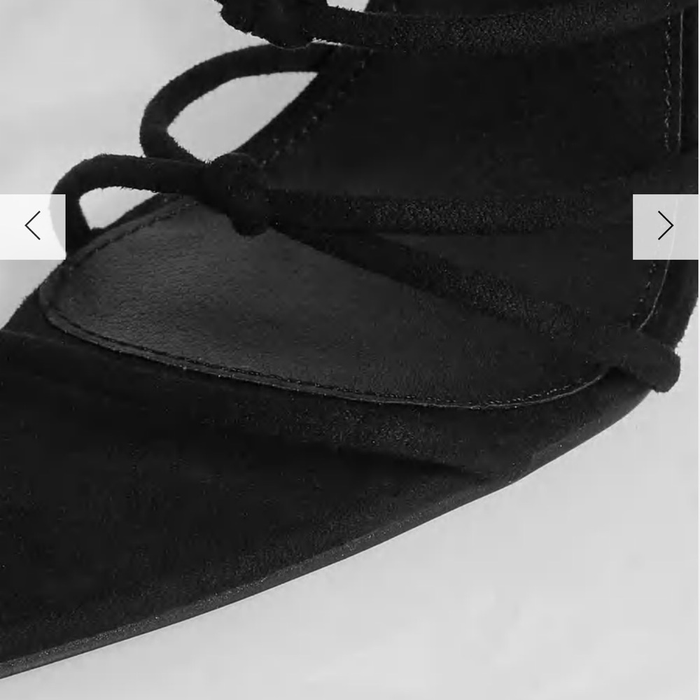Boohoo strappy black heels size 7 NWT - Picture 4 of 4